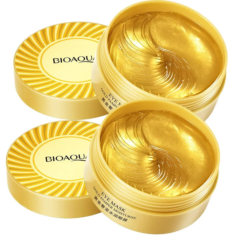 BIOAQUA Collagen Eye Gel Patches – 60pcs for Dark Circles & Firming