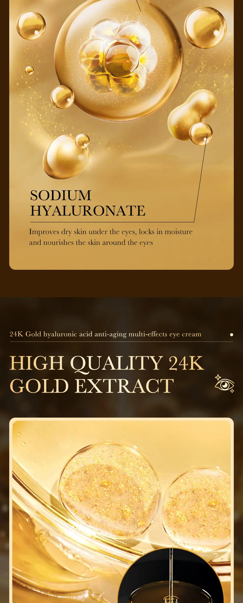 Gold Hyaluronic acid
